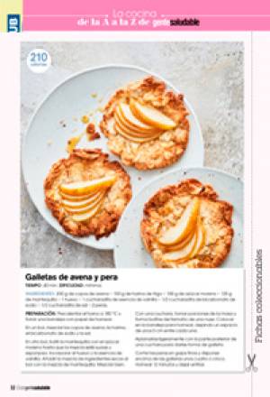 Galletas de avena y pera