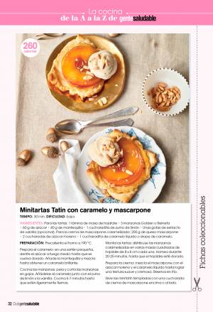 Minitartas Tatin con Caramelo y Mascarpone
